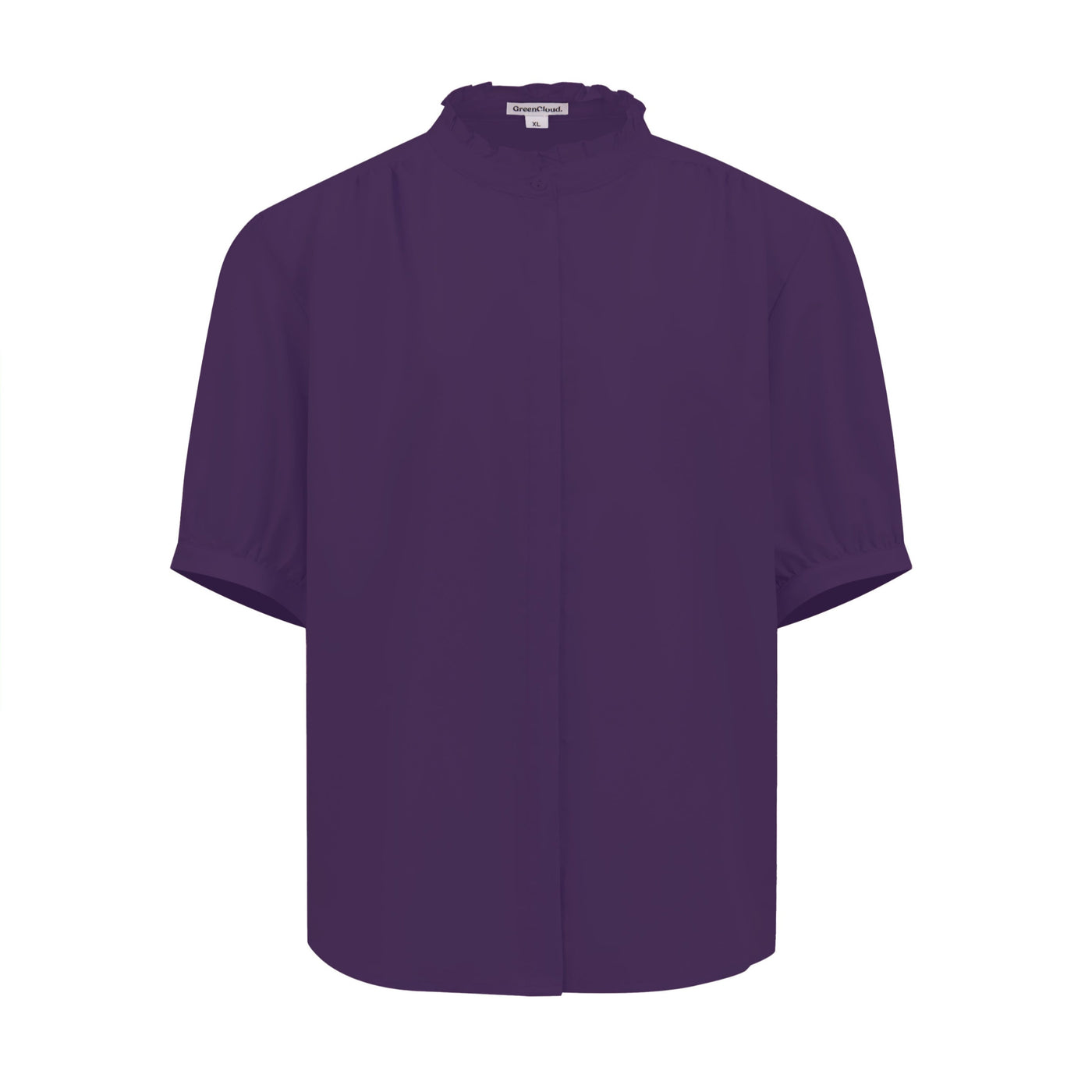 Sanger Scrub Top in Eggplant